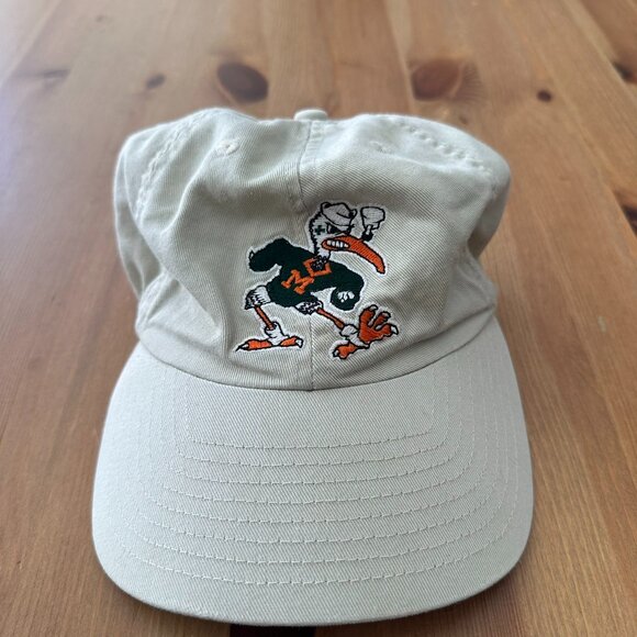 twins enterprise Other - Vintage Miami Hurricanes Sebastian Ibis Hat Twin Enterprises Made in Taiwan OSFM